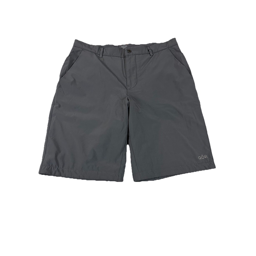 QOR Polartec Shorts Men's Size 34 (fits 33) Black Outdoor Active Nylon Training